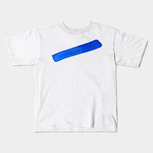 Blue Color Stripe Kids T-Shirt